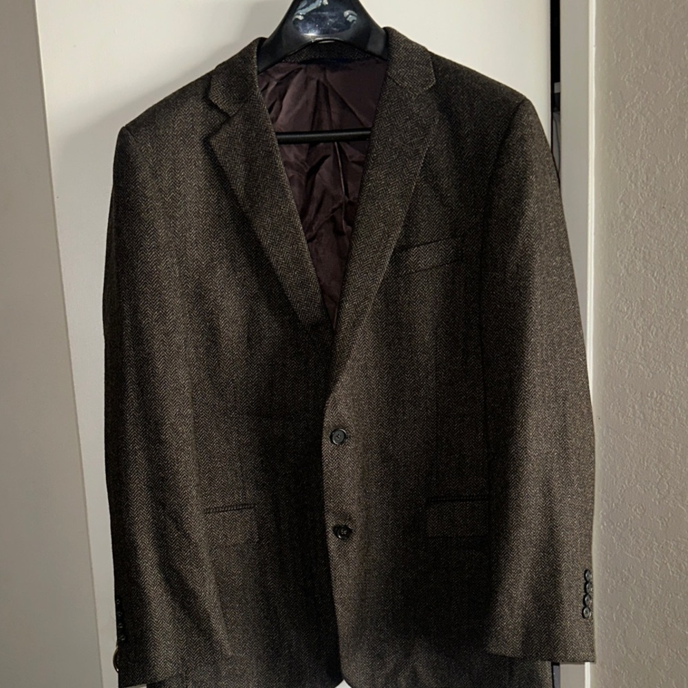 Brooks Brothers Wool Charcoal Blazer 42R